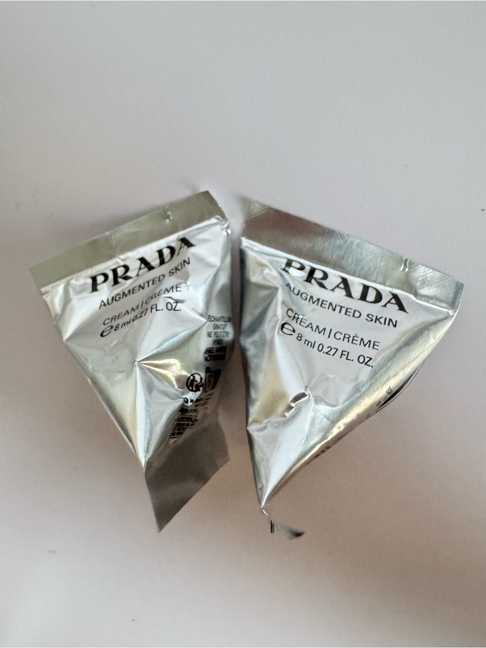 2 Prada Augmented Skin Creams 8ml each